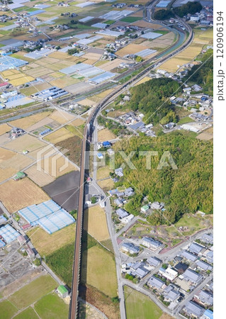 上空から撮影した高知 上空から撮影した高知 120906194
