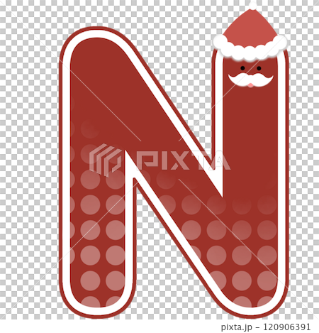 Santa font 120906391