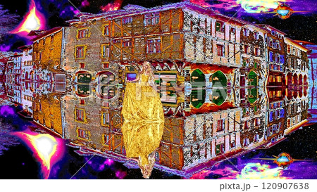 鏡面反射の異次元風景 鏡面反射の異次元風景 120907638