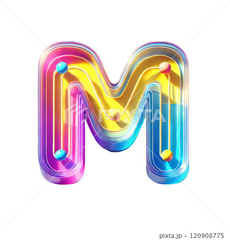 3D letter M 120908775