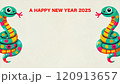 2025年賀状イラスト 120913657