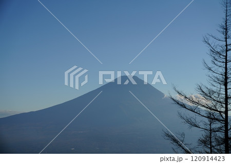 新道峠FUJIYAMAツインテラスからの富士山 新道峠FUJIYAMAツインテラスからの富士山 120914423