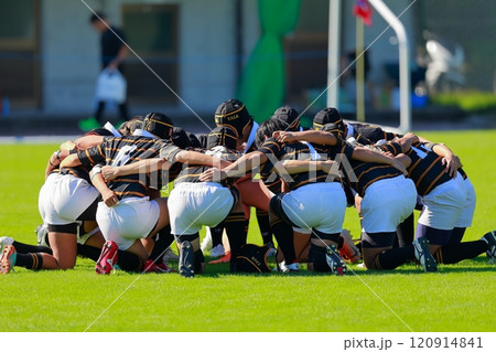 ラグビーの試合 120914841