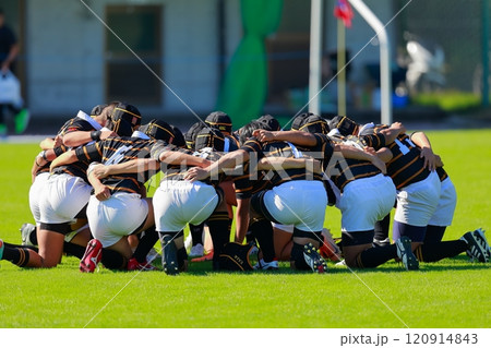 ラグビーの試合 120914843
