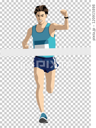 Marathon runner 120915898