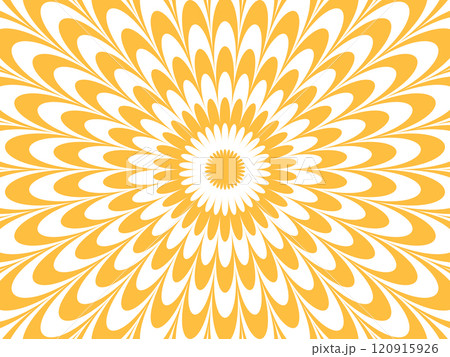 Optical illusion psychedelic circle line pattern. Sun ray pattern. Vector illustration Optical illusion psychedelic circle line pattern. Sun ray pattern. Vector illustration 120915926