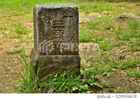 御坂山地の黒岳山頂 一等三角点(黒岳) 御坂山地の黒岳山頂 一等三角点(黒岳) 120916629