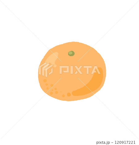 シンプルなみかんのイラスト 120917221