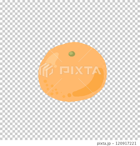 シンプルなみかんのイラスト 120917221