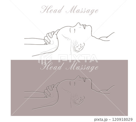 頭のマッサージ・ツボ押し・ヘッドスパ・ヘッドセラピー 120918029