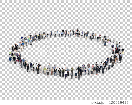 Business People in a Circle Large Business People in a Circle Large 120919435