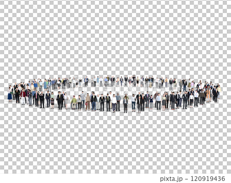 Business People in a Circle Large Business People in a Circle Large 120919436