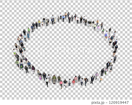 人們排成一圈 小 120919447