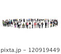 円形に並ぶ人々 Small 120919449