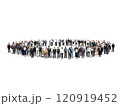 円形に並ぶビジネスピープル Small 120919452