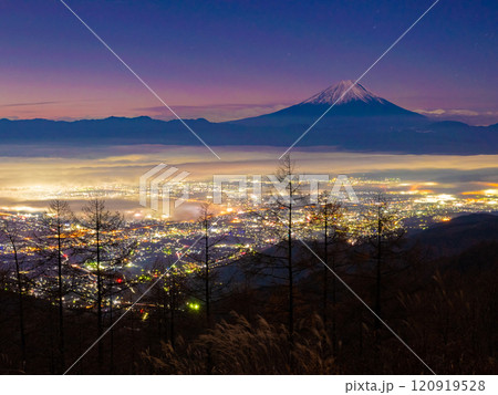 甘利山からのマジックアワー 120919528