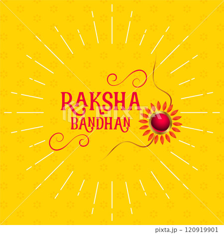 stylish raksha bandhan yellow greeting design stylish raksha bandhan yellow greeting design 120919901