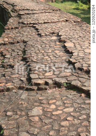 historical Archaeological tourable Pundranagar Brick Wall historical Archaeological tourable Pundranagar Brick Wall 120920264
