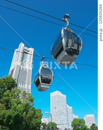 疾走するヨコハマエアーキャビン　 都市景観（2023年11月） 120920269