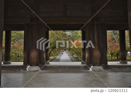 南禅寺　三門から望む境内の紅葉22 120921311