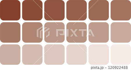 Mocha mousse color of the year 2025 palette. Brown tone scheme, soft chocolate colour chart from dark to light. Coffee, walnut, beige skin gradient vector. Mocha mousse 2025 year color palette set Mocha mousse color of the year 2025 palette. Brown tone scheme, soft chocolate colour chart from dark to light. Coffee, walnut, beige skin gradient vector. Mocha mousse 2025 year color palette set 120922488