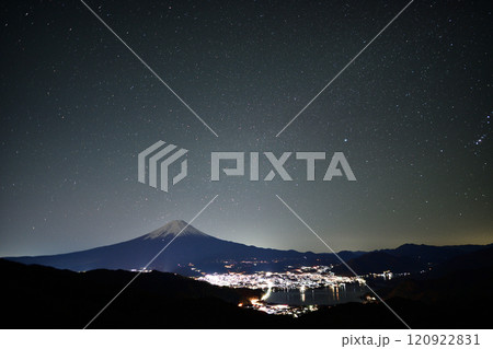 御坂峠から望む冬の富士山 御坂峠から望む冬の富士山 120922831