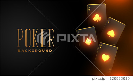 glowing casino playing card background 120923039