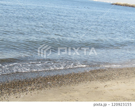 稲毛海岸の砂浜 120923155