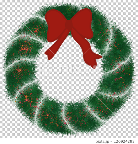 Illustration of Christmas Wreath 120924295