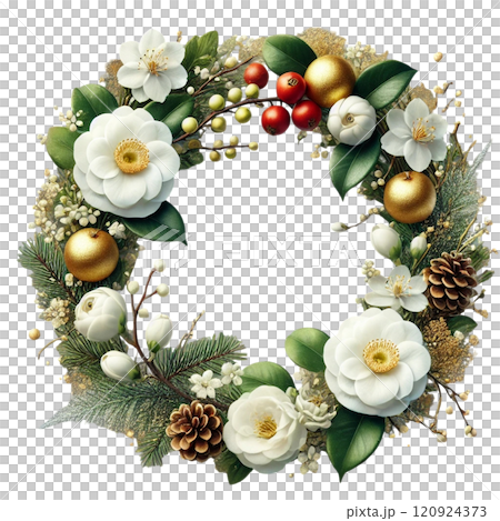 Gorgeous Japanese-style New Year decorations 120924373