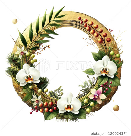 華やかに彩る和風のお正月飾り 華やかに彩る和風のお正月飾り 120924374