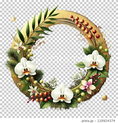 華やかに彩る和風のお正月飾り 華やかに彩る和風のお正月飾り 120924374