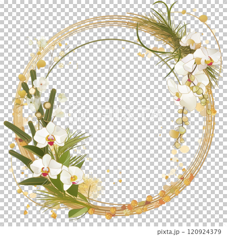 色彩鮮豔的日本新年裝飾品 色彩鮮豔的日本新年裝飾品 120924379