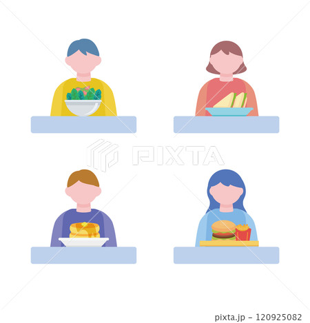 食事をする人 120925082