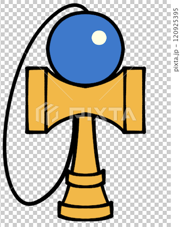 シンプルな照けん玉のイラスト素材 120925395