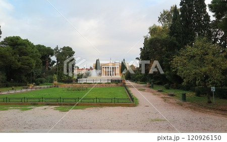 ギリシャ アテネのアテネ国立庭園内のザッペイオン国際展示場(Zappeion in Athens) 120926150