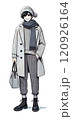 コートを着た男性 120926164