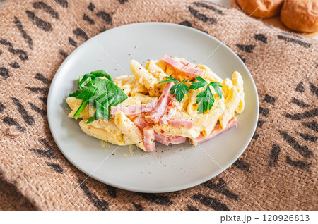 洋食　カルボナーラ風マカロニサラダ 120926813