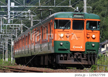 ［JR-V］伯備線115系電車（湘南色編成） 120927799