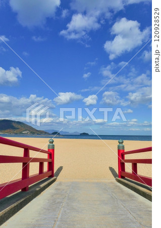 津田の松原の願い橋 120928529