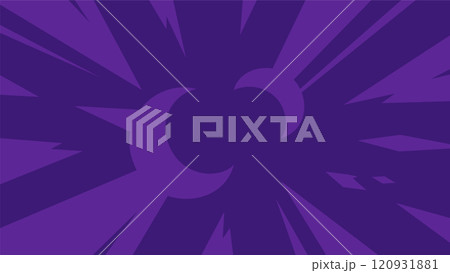 爆発の光が溢れるイメージのエフェクトの背景_16:9 120931881