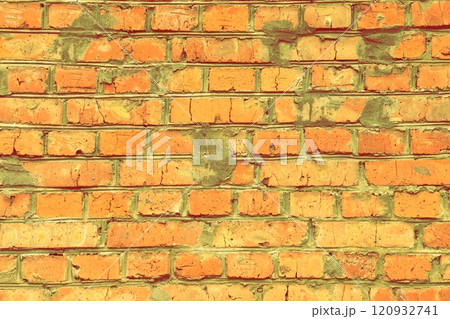 Smooth brickwork, changed colors, carp background 120932741
