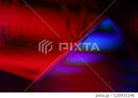 Red and blue fluid reflections on black background, liquid abstraction, colour waves, deep dark backgrounds, geometric water shapes Red and blue fluid reflections on black background, liquid abstraction, colour waves, deep dark backgrounds, geometric water shapes 120935146
