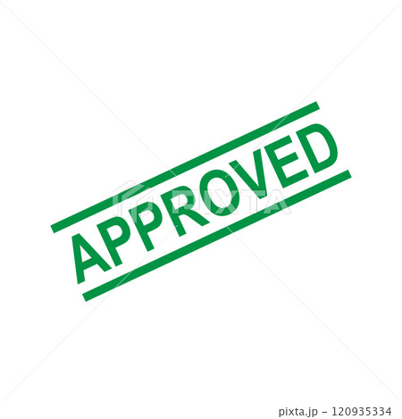 Approved icon design template 120935334