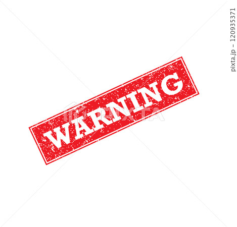 Warning Square Sign 120935371