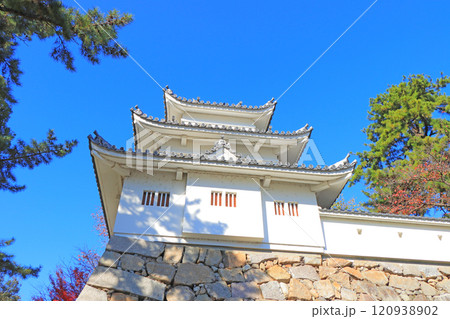 三重県津市、津城の風景 120938902