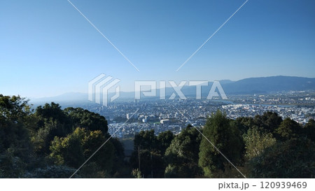 「高良山から望む久留米市のパノラマビュー」 「高良山から望む久留米市のパノラマビュー」 120939469