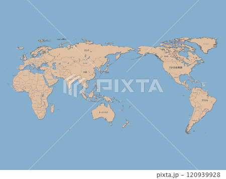 世界地図 日本語表記 地球 都市名 国名 背景 イメージ 世界地図 日本語表記 地球 都市名 国名 背景 イメージ 120939928
