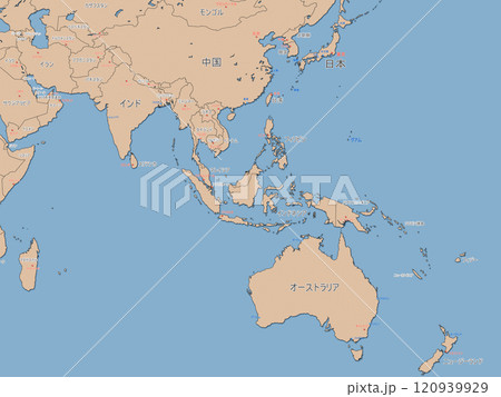 世界地図 日本語表記 地球 都市名 国名 日本周辺 イメージ 世界地図 日本語表記 地球 都市名 国名 日本周辺 イメージ 120939929