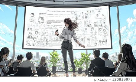 女性講師：ビジネスセミナー／製品説明会／社内研修会